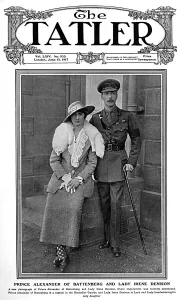 Irene Prints: Tatler cover - Denison Battenberg engagement, WW1