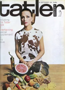Sweater Prints: Tatler front cover, Entertaining issue, 1964