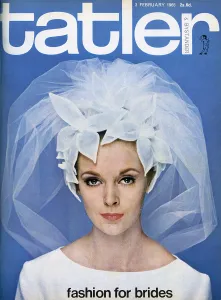Veil Prints: Tatler front cover - fashion for brides 1965