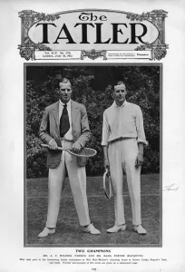 Anthony Prints: Tatler cover featuring tennis player, A. F. Wilding