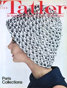 Modelling Prints: Tatler front cover, February 1964