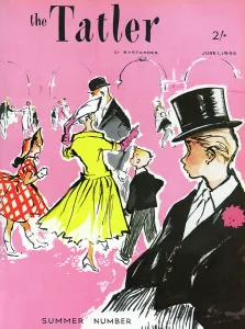 1955 Prints: Tatler front cover, Fourth of June at Eton, 1955