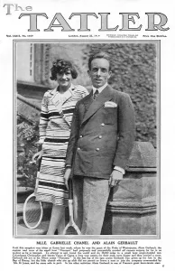 Trip Prints: Tatler cover - Gabrielle Chanel & Alain Gerbault