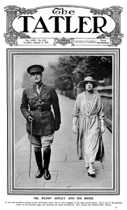 Cane Prints: Tatler cover - Henry Ainley and his new wife