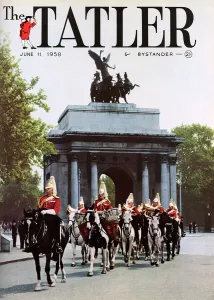 Pageantry Prints: Tatler front cover, Horse Guards, 1958