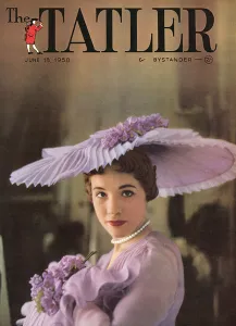 Fair Prints: Tatler front cover, Horse Guards, 1958