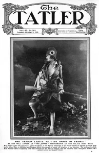 Personality Prints: Tatler cover - Irene Castle as the Spirit of France