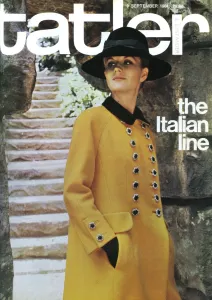 1964 Prints: Tatler front cover, The Italian line, 1964