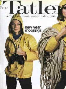 Modelling Prints: Tatler front cover, January 1964