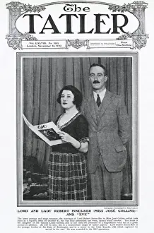1920 Prints: Tatler Cover - Jose Collins & Lord Robert Innes-Ker