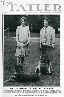 Sisters Prints: Tatler cover - Lady Zia Wernher and Lady Milford Haven
