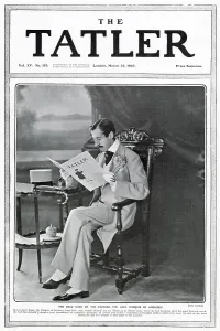 High Prints: Tatler cover - the late Marquis of Anglesey