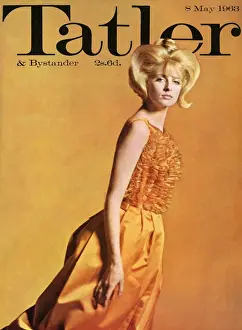 Glamour Prints: Tatler front cover, London Fashion Week - Jill Kennington