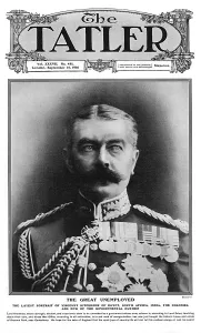 Kitchener Prints: Tatler cover - Lord Kitchener unemployed in 1910
