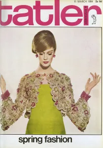 Modelling Prints: Tatler front cover, March 1964