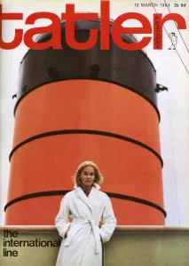 Modelling Prints: Tatler front cover, March 1964