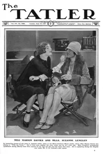 Glamour Prints: Tatler cover - Marion Davies & Suzanne Lenglen