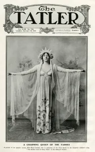 Mar17 Prints: Tatler cover - Maud Cressall as the Fairy Queen