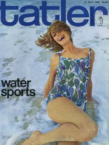 Swimsuit Prints: Tatler front cover, May 1964