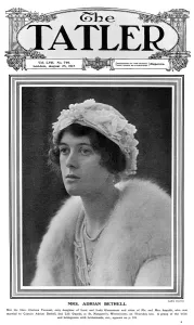 Adrian Prints: Tatler cover - Mrs Adrian Bethell