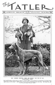 Champion Prints: Tatler cover - Mrs Arundel Kempton & Mick the Miller
