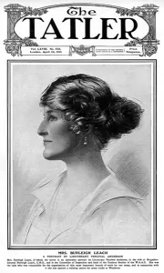 Cookery Prints: Tatler cover - Mrs Burleigh Leach