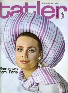 Millinery Prints: Tatler front cover - More News from Paris - 1965