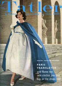 Shopping Prints: Tatler cover - Paris translated, 1959