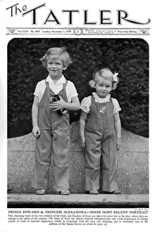 Dungarees Prints: Tatler cover - Prince Edward & Princess Alexandra of Kent