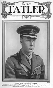 Grenadier Prints: Tatler cover, Prince of Wales in Grenadier Guards, 1917