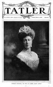 Count Prints: Tatler cover with Princess Stephanie of Belgium