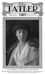Elisabeth Prints: Tatler cover - Queen of the Belgians, WW1