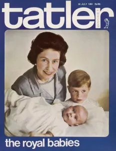Shortly Prints: Tatler cover: Queen Elizabeth II and her children