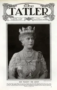 1923 Prints: Tatler cover - Queen Mary