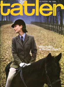 Rotten Prints: Tatler front cover - Rotten Row - 1965