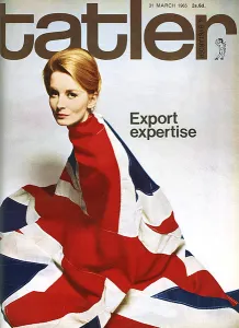 Flag Prints: Tatler front cover - Sandra Paul - 1965