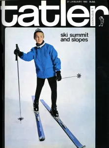Laura Prints: Tatler front cover - ski issue - 1965