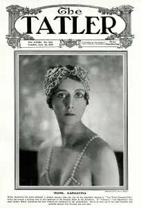 1919 Prints: Tatler cover - Tamara Karsavina