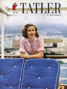 Spencer Prints: Tatler cover - Tina Onassis