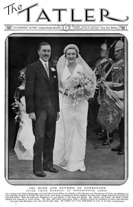 Bride Prints: Tatler cover - wedding of the Duke and Duchess of Roxburghe