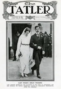 Bride Prints: The Tatler front cover - wedding of Harold Macmillan