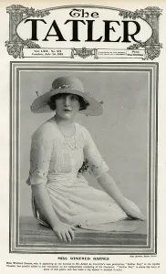 Plays Prints: Tatler cover - Winifred Barnes