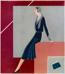 Gordon Conway Prints: A Tatler fashion by Gordon Conway