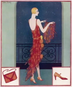 Gordon Conway Prints: A Tatler fashion by Gordon Conway