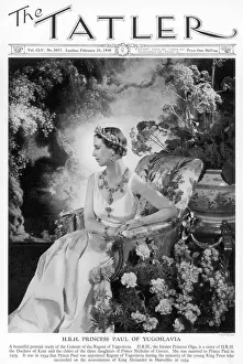 Regent Prints: Tatler front-cover: H. R. H. Princess Paul of Yugoslavia