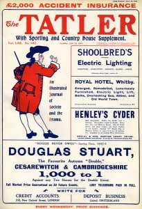 Accident Prints: Tatler internal cover, 22nd July 1914