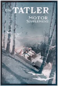 Driving Prints: The Tatler Motor Supplement front cover, 1913