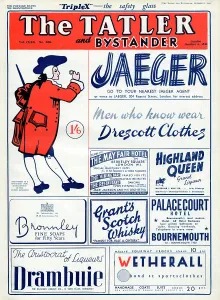 18th Prints: The Tatler outer wrapper cover for the 6 October 1943 issue