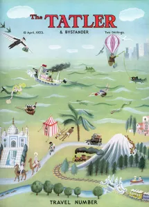 Vacation Prints: The Tatler travel number front cover, 1953