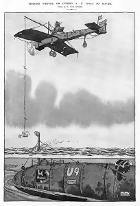Uboat Prints: Teasing Tirpitz, or luring a U boat to Dover, Heath Robinson